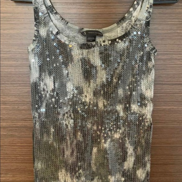 A|X Armani Exchange Gray tank top - Picture 2 of 3